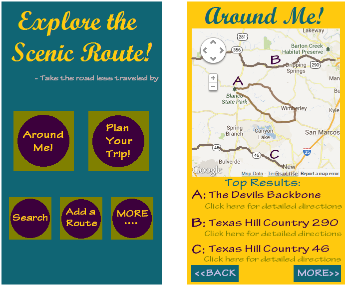 Explore the Scenic Route App